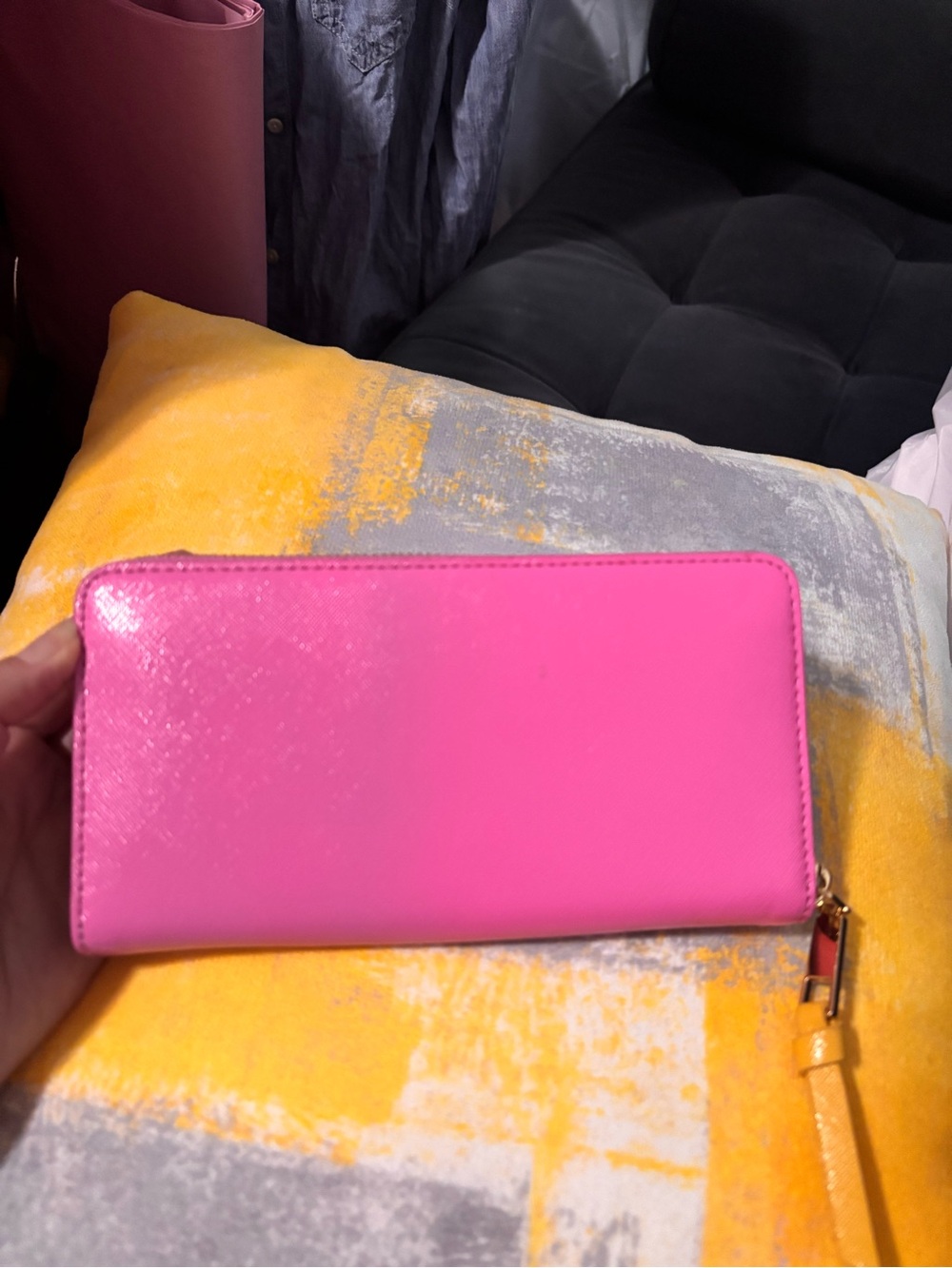 New Marc Jacobs The Snapshot pink large zip wallet - Picture 4 of 9